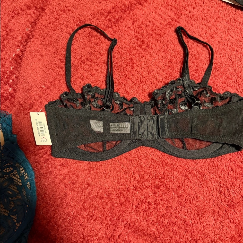 Adore Me Black Lace Bra